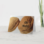 OH NUTS, HET IS UW BIRTHDAY! ZEI DE NUTS!!!! KAART (Voorkant)