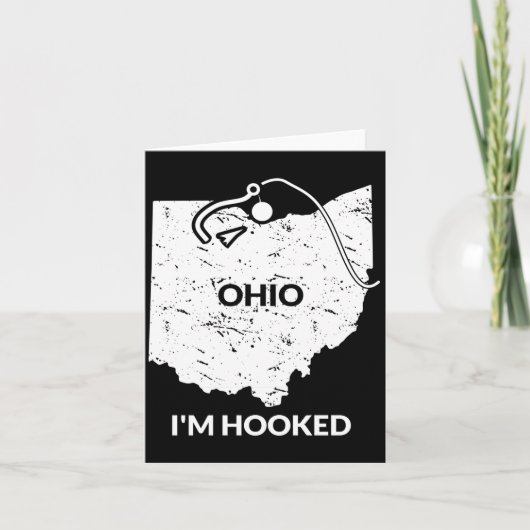 Oh ohio vissen kaart (Voorkant)
