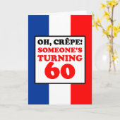 Oh omfloerst de Franse Kaart van de Verjaardag van (Gele Bloem)