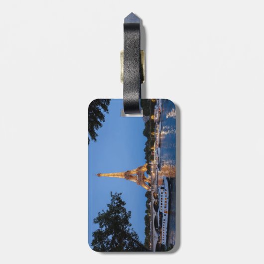 "Oh Parijs!" Bagagelabel (Achterkant verticaal)