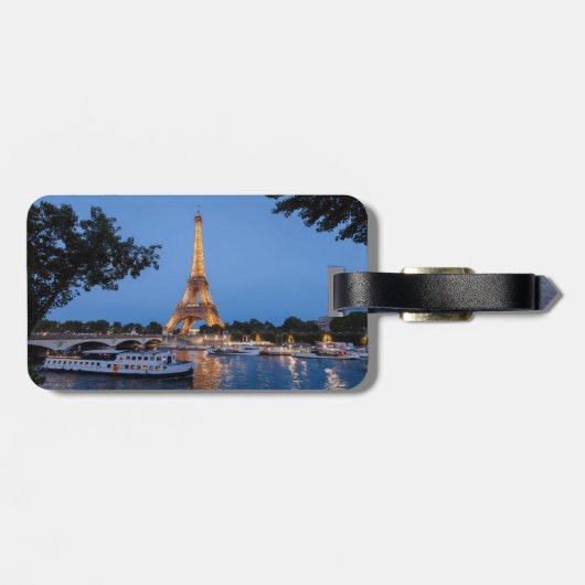 "Oh Parijs!" Bagagelabel (Achterkant horizontaal)