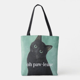 oh paw-lease tote bag