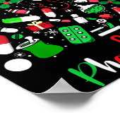 Oh Pharmatree Apotheek Kerst Apotheker Tech M Poster (Hoek)