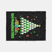 Oh Pharmatree kerstboom Pharmacy Medicinal P Fleece Deken (Voorkant (Horizontaal))