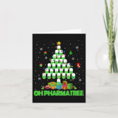 Oh Pharmatree kerstboom Pharmacy Medicinal P Kaart (Voorkant)
