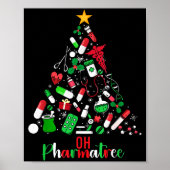 Oh Pharmatree Pharmacy Christmas Pharmacist Tech M Poster (Voorkant)