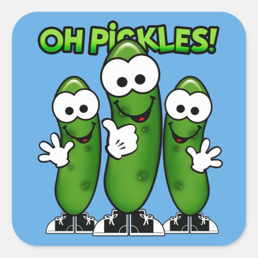 Oh Pickles Sticker (Voorkant)