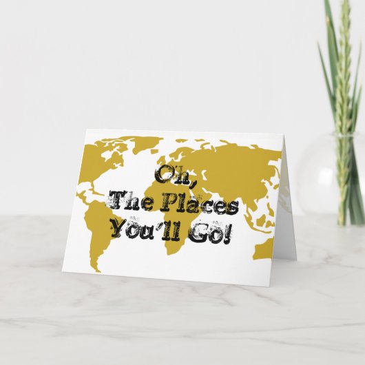 Oh, Places You'll Go! - Baby Shower Invitation (Voorkant)