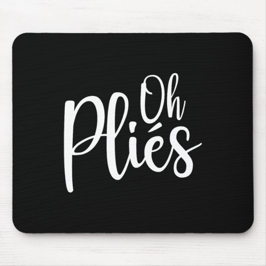 Oh Plies Grappige Byllet Dansinstructrice Klein Muismat (Voorkant)