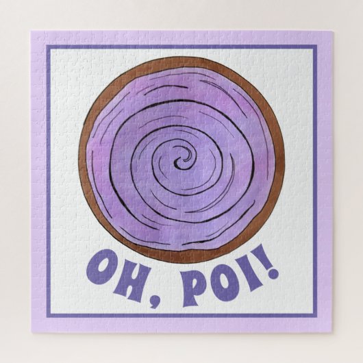 OH, POI (Oh Boy) Hawaiian Paars Taro Root Food Legpuzzel (Verticaal)