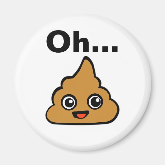 Oh Poop Magneet (Voorkant)