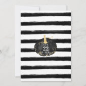 Oh Pumpkin | Chic Black & Gold Pumpkin-Baby shower Kaart (Achterkant)