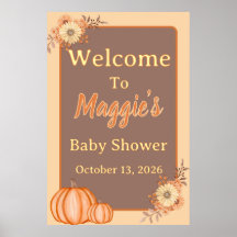 Oh Pumpkin! Welkombord voor Baby Shower
