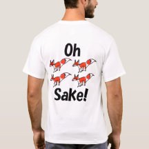 Oh Sake Grappige Vos Puns Ontwerp