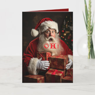 OH! SANTA'S LIST GRANDSON CHRISTMAS CARD BEDANKKAART