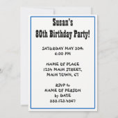 Oh schaap, iemand wordt 80 80ste verjaardag kaart (Achterkant)