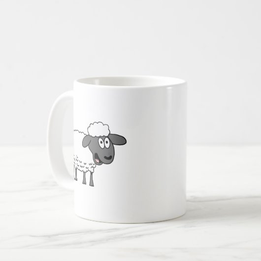 Oh schapen! Ik ben 50! Koffie Mok (Voorkant links)