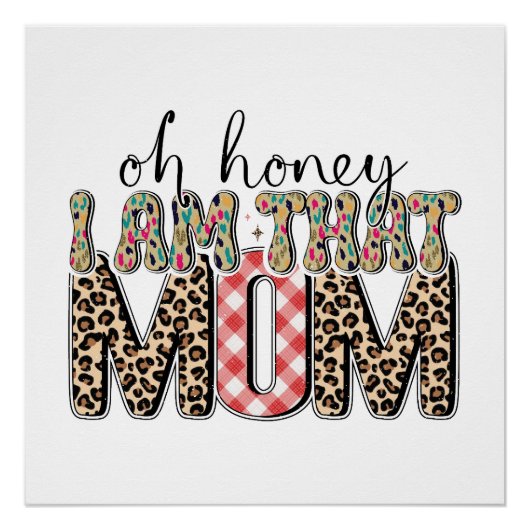 Oh schat, ik ben die mama perfect poster (Voorkant)