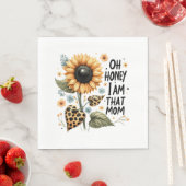 Oh schat, ik ben die mama servet (Insitu)