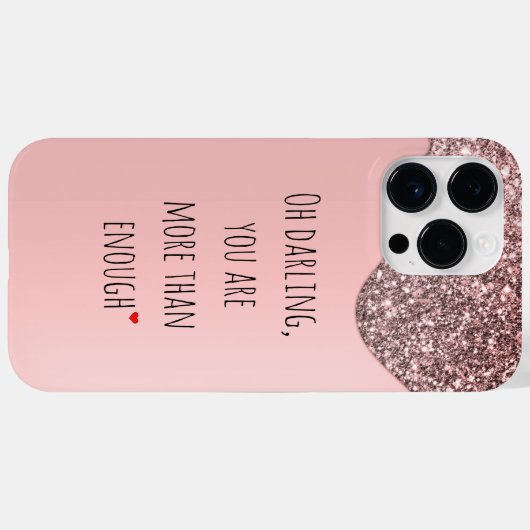 Oh schat, je bent meer dan genoeg citaten Case-Mate iPhone case (Achterkant (horizontaal))