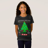 Oh Scheikundige Boom Kerst Chemie Wetenschap Perio T-shirt (Voorkant volledig)