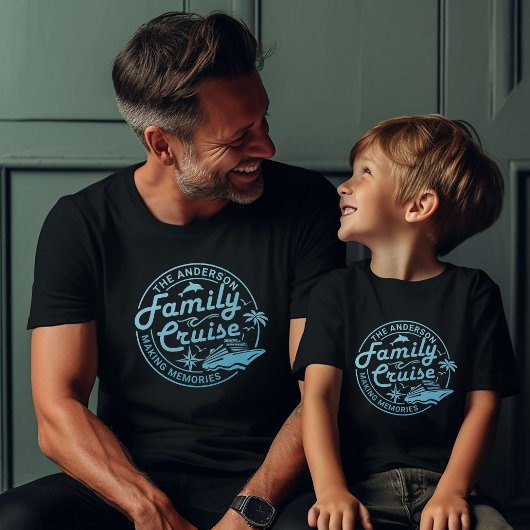 Oh schip het is een familie reis bijpassende famil t-shirt
