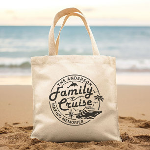 Oh schip het is een familie reis bijpassende famil tote bag