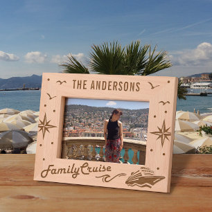 Oh schip, het is een familie reis cruiseschip reis gegraveerde lijstjes