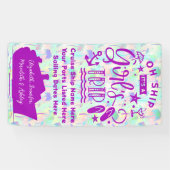 Oh schip het is een Girl's Trip Cruise deur Spandoek (Horizontaal)