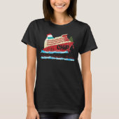 Oh schip het is een kerstreis kerst cruise t-shirt (Voorkant)