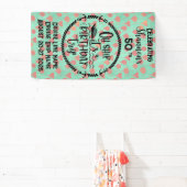 Oh schip het is een verjaardagsreis cruise deur spandoek (Insitu)