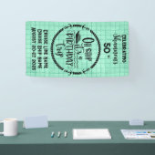 Oh schip het is een verjaardagsreis cruise deur spandoek (Beurs)