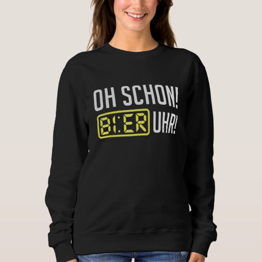 Oh Schon Bierklok Gezegde Trui (Voorkant)