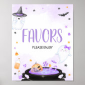 Oh Sheet Boo-y Halloween Baby shower Favorieten Poster (Voorkant)