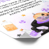 Oh Sheet Boo-y Halloween Late Night Luiers Poster (Hoek)