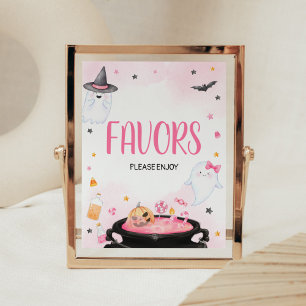 Oh Sheet Ghoul Halloween Baby shower Favorieten Poster