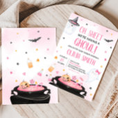 Oh Sheet Ghoul Halloween Baby shower Kaart