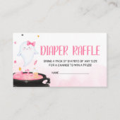 Oh Sheet Ghoul Halloween Baby shower Luier Raffle Informatiekaartje (Voorkant)