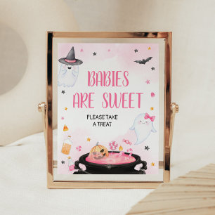 Oh Sheet Ghoul Halloween Baby's zijn zoet Poster