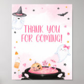 Oh Sheet Ghoul Halloween Bedankt voor je komst Poster (Voorkant)