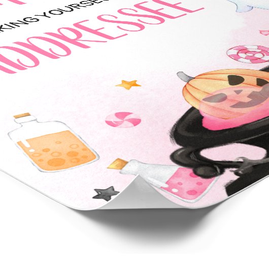 Oh Sheet Ghoul Halloween Envelope Station Poster (Hoek)