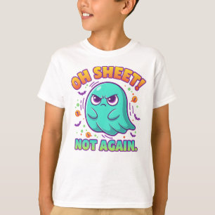 Oh Sheet Halloween Geest T-shirt Grappige Kinder