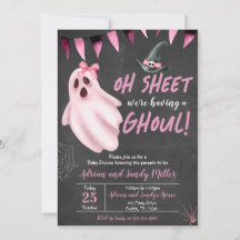 Oh Sheet Het is een Ghoul Baby shower