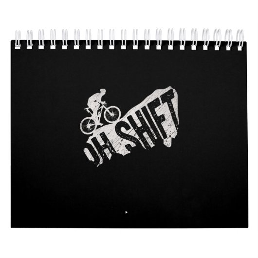 Oh Shift Mountain Biking Bicycle Bike Rider Kalender (Hoes)