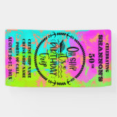 Oh Ship It's A Birthday Trip Cruise Door Spandoek (Horizontaal)