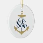 OH SHIP! - Nautical Ornament (Rechts)
