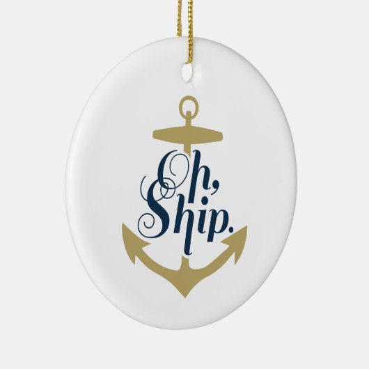 OH SHIP! - Nautical Ornament (Rechts)