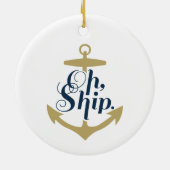 OH SHIP! - Nautical Ornament (Achterkant)