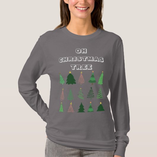 Oh shirt kerstboom! T-shirt (Voorkant)