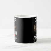 Oh sip het is een reis leuk wijnfeest Black Queen Koffiemok (Center)